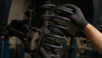 Замена пружин подвески