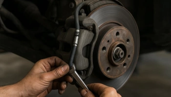 Замена тормозных шлангов