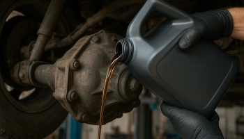 Замена масла заднего редуктора