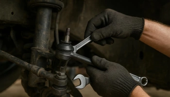 Замена рулевых наконечников