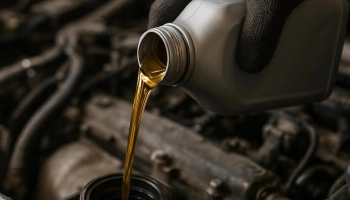 Замена масла двигателя