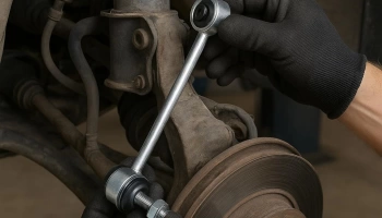 Замена стойки стабилизатора