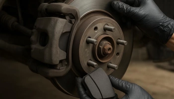 Замена тормозных колодок